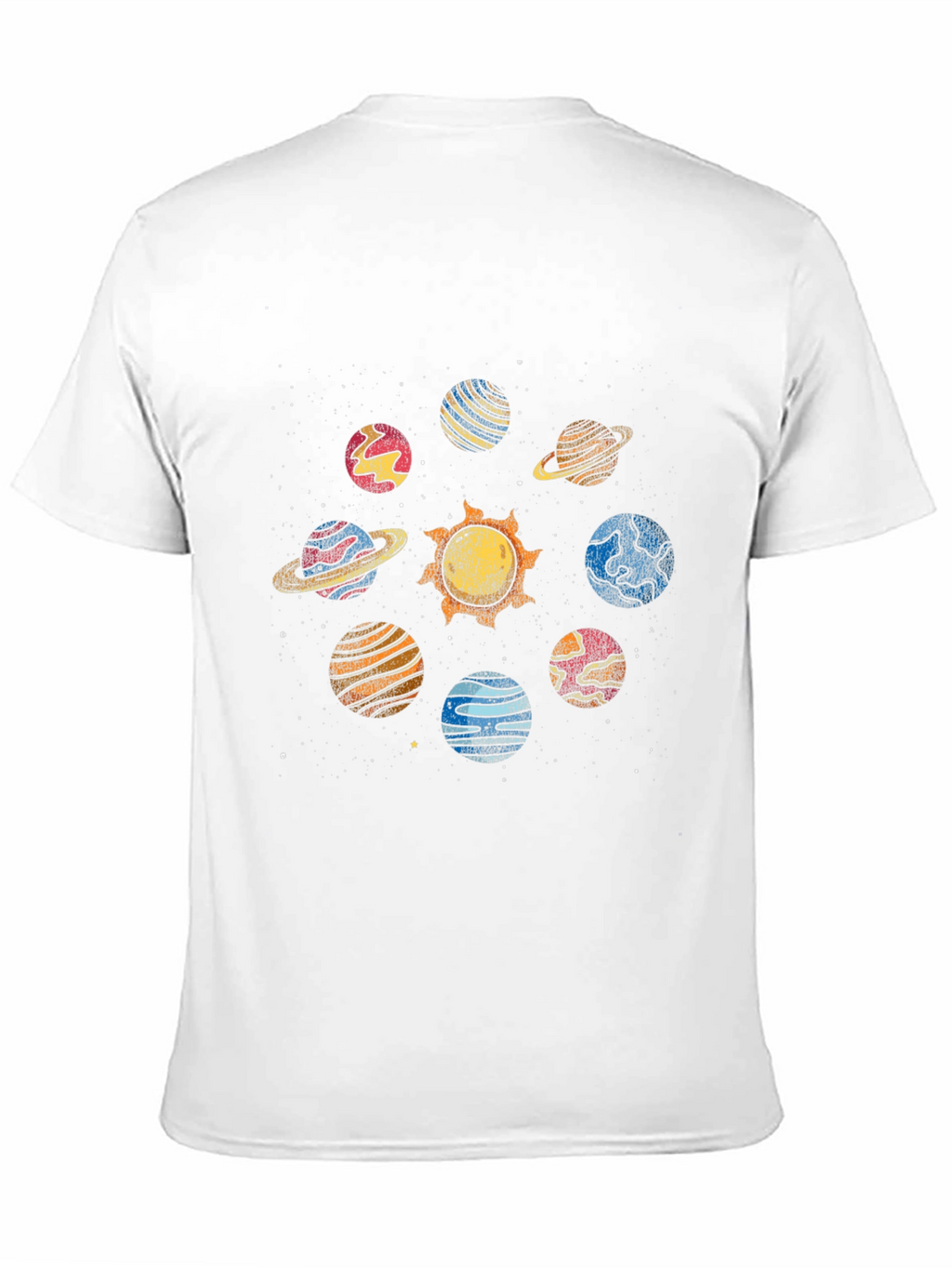 Solar System Planet Graphic T-Shirt