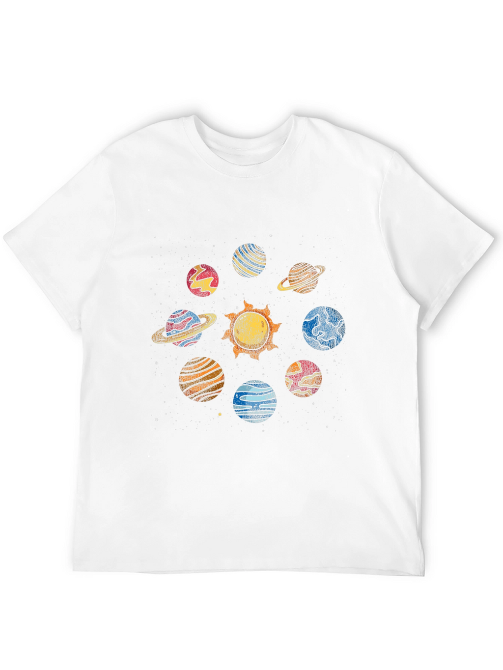 Solar System Planet Graphic T-Shirt
