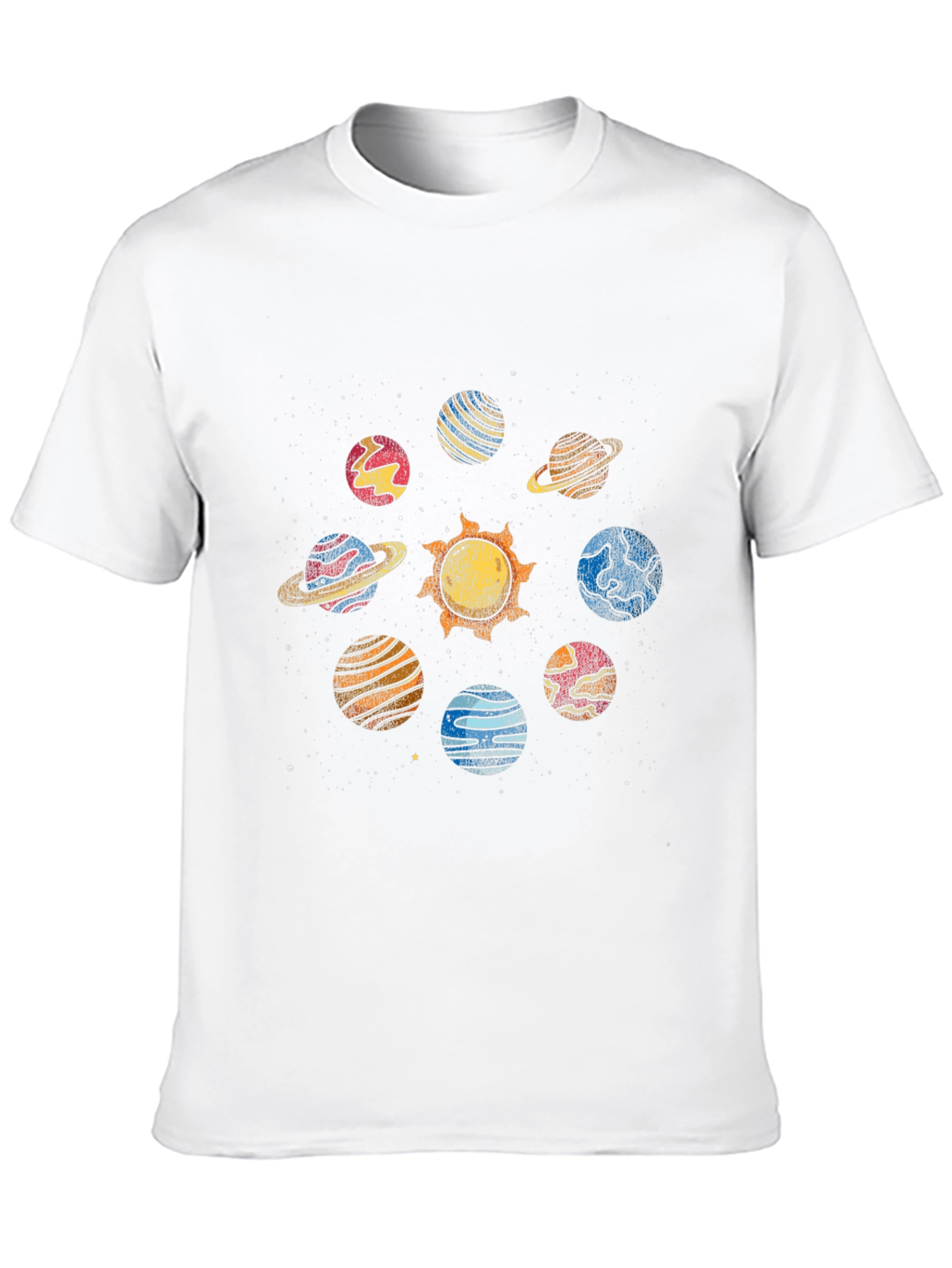 Solar System Planet Graphic T-Shirt