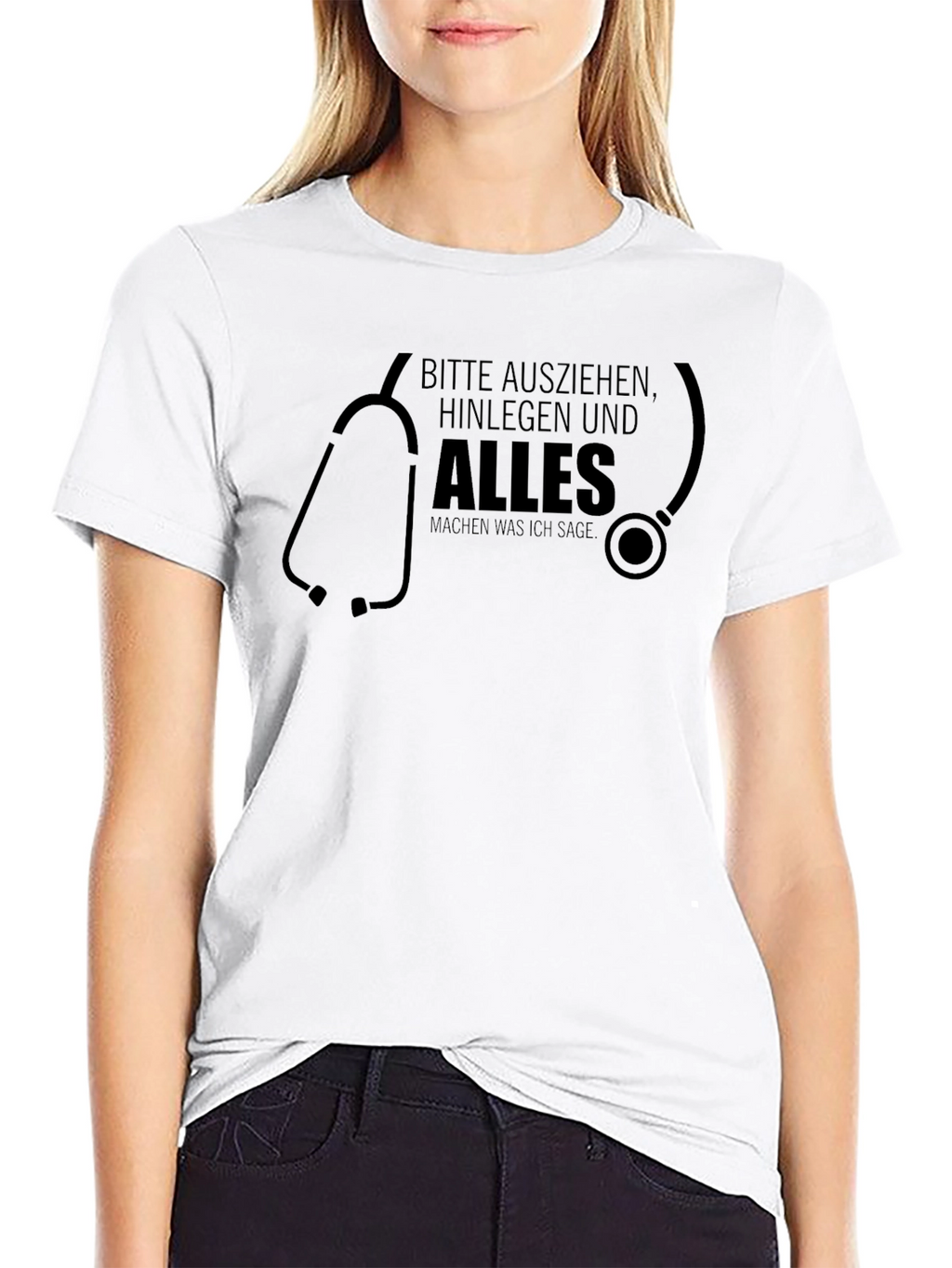 Funny Doctor T-Shirt - Bitte Ausziehen