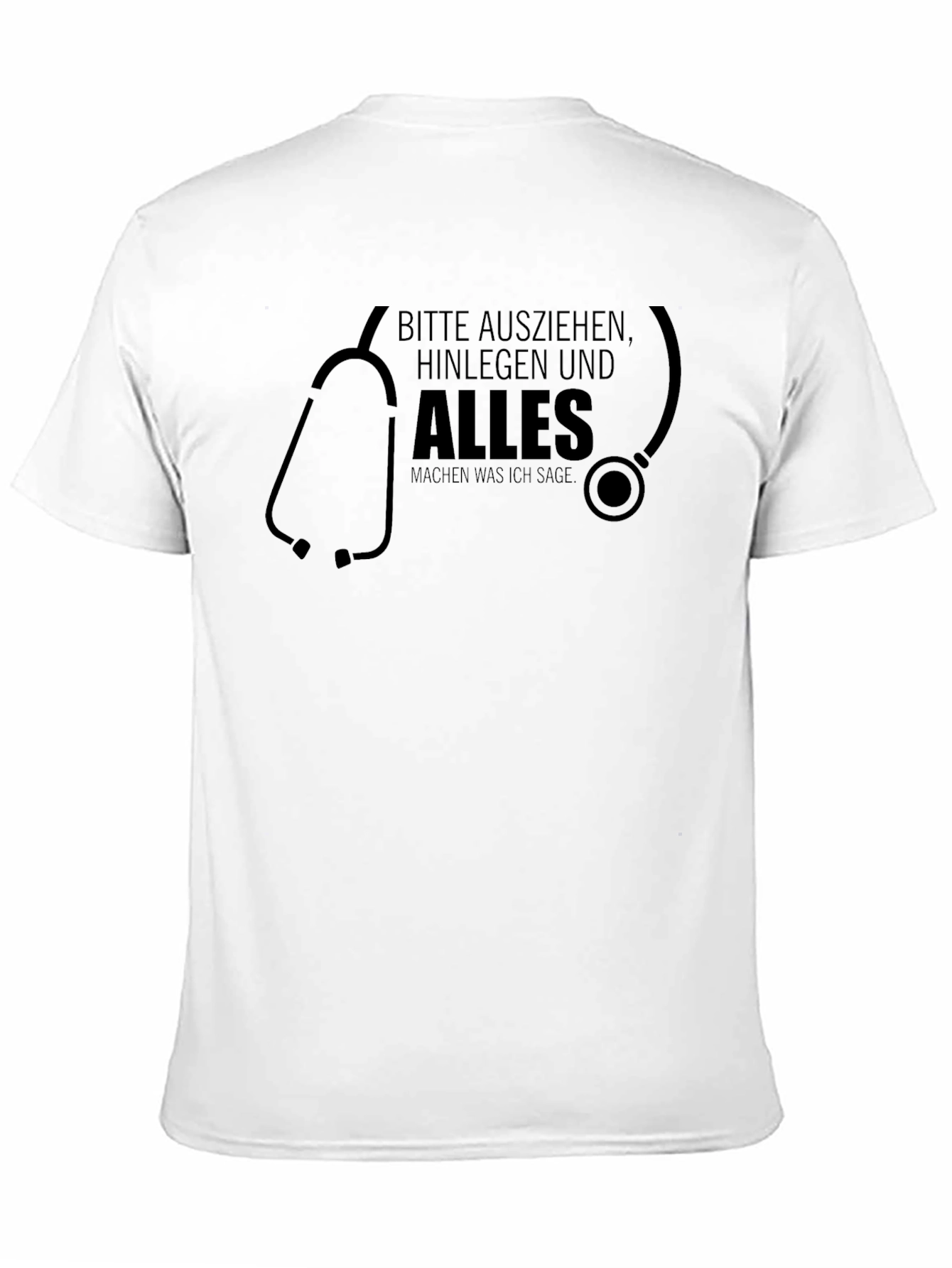Funny Doctor T-Shirt - Bitte Ausziehen
