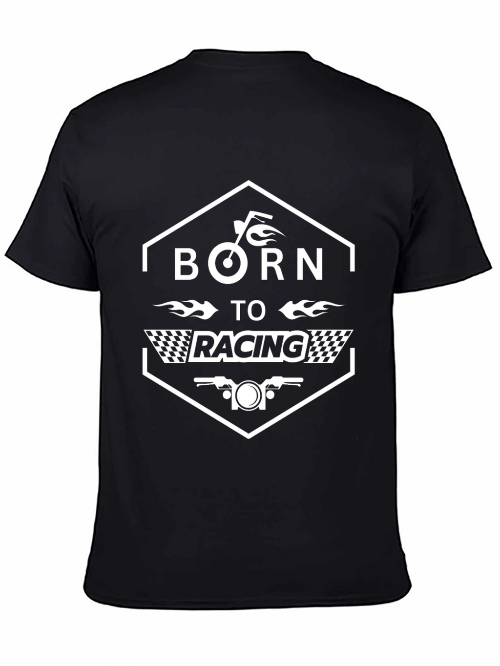 Born to Racing Graphic Tee - Black