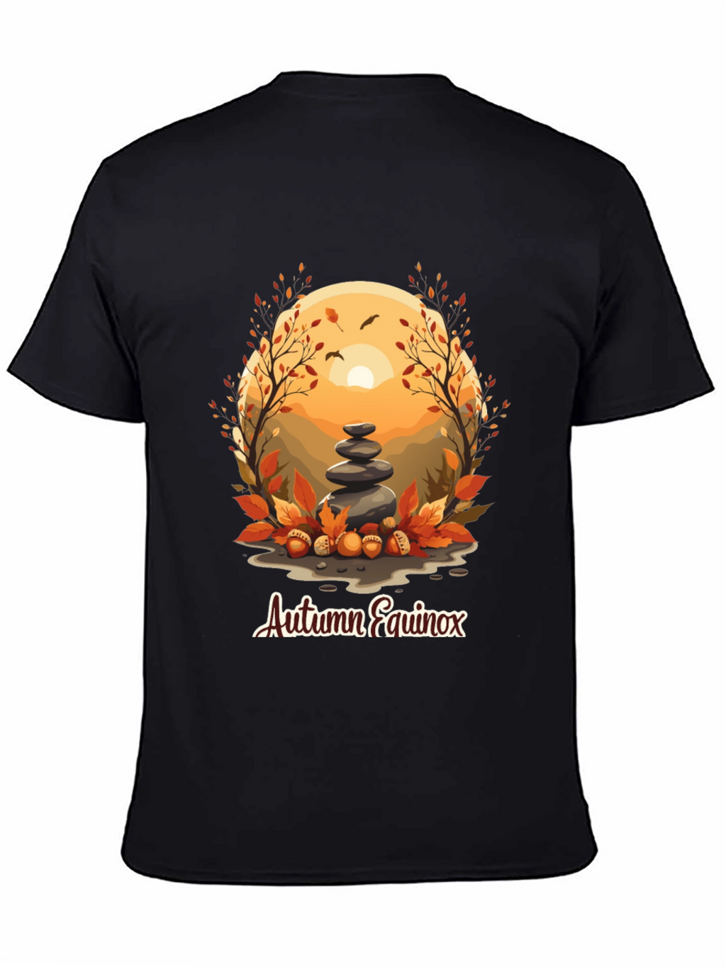 Autumn Equinox T-Shirt - Nature Inspired Design