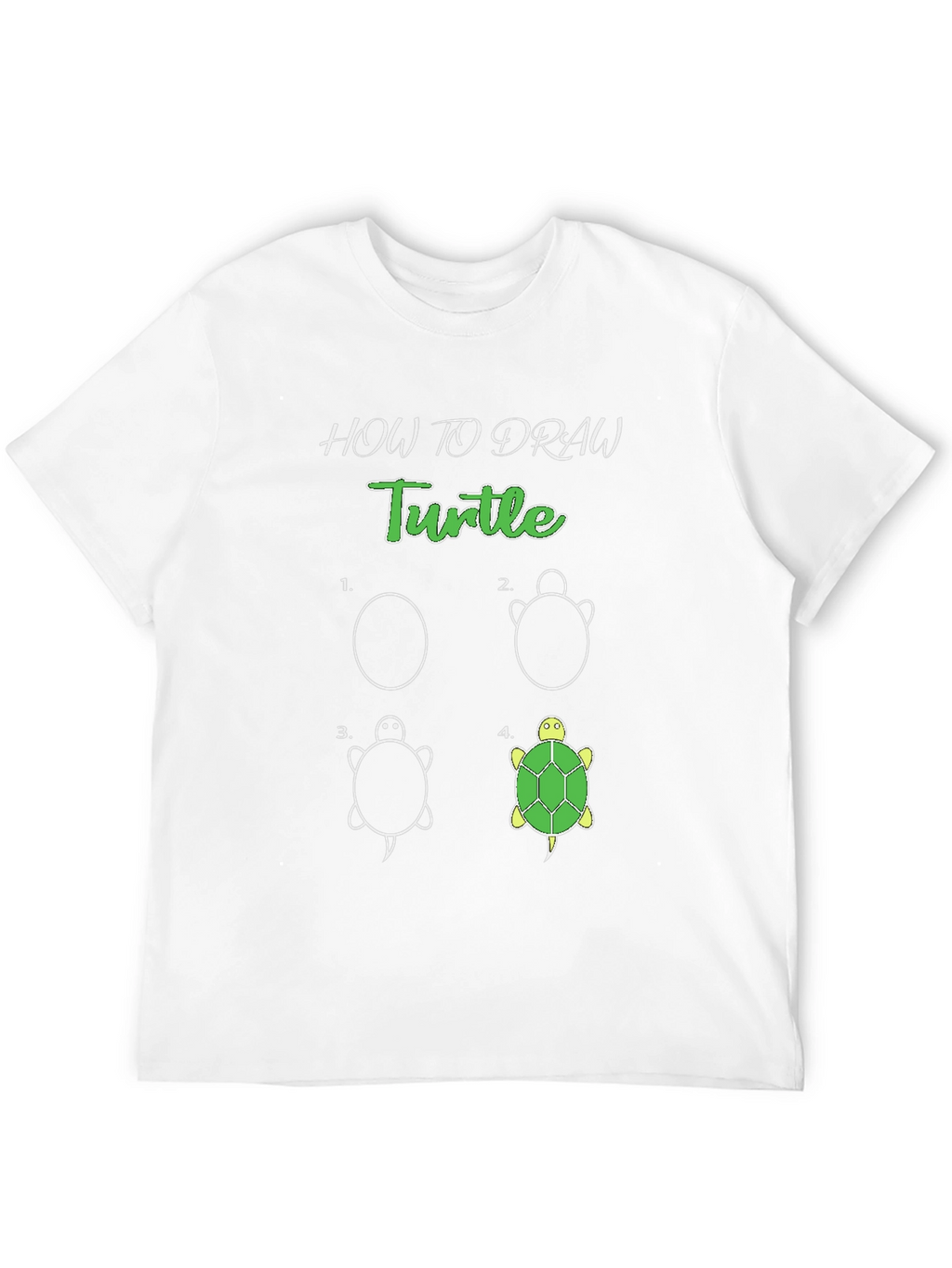 How to Draw a Turtle T-Shirt