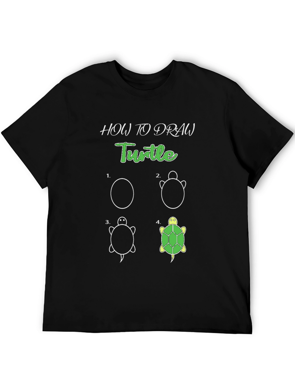 How to Draw a Turtle T-Shirt