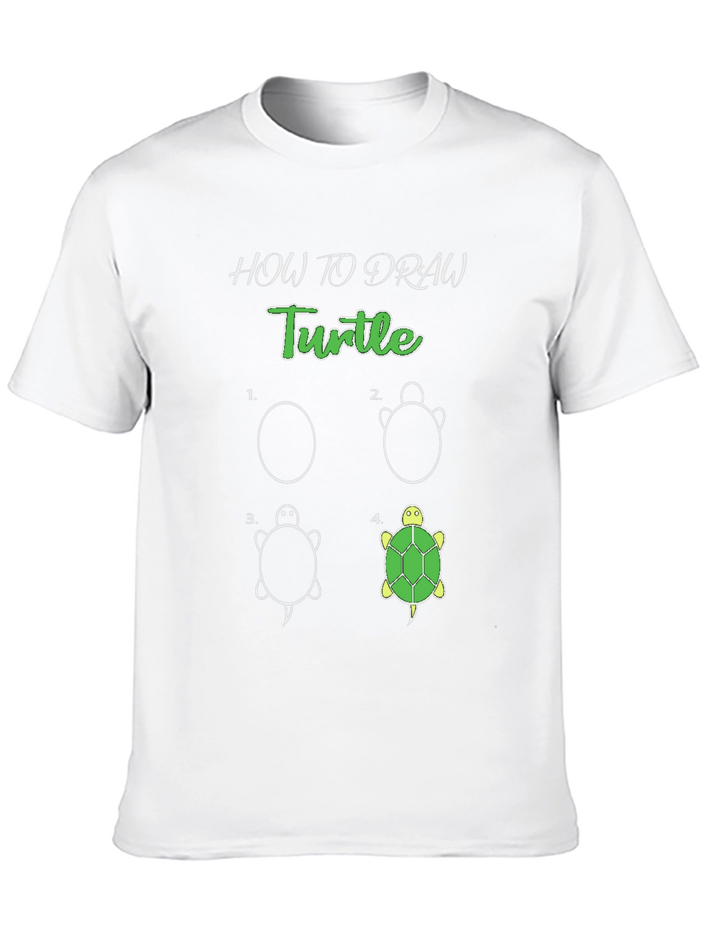 How to Draw a Turtle T-Shirt