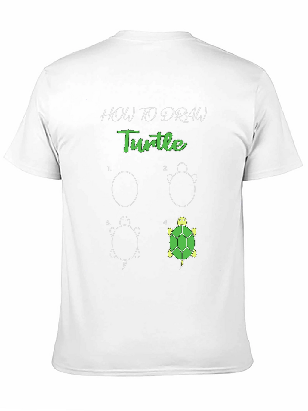 How to Draw a Turtle T-Shirt