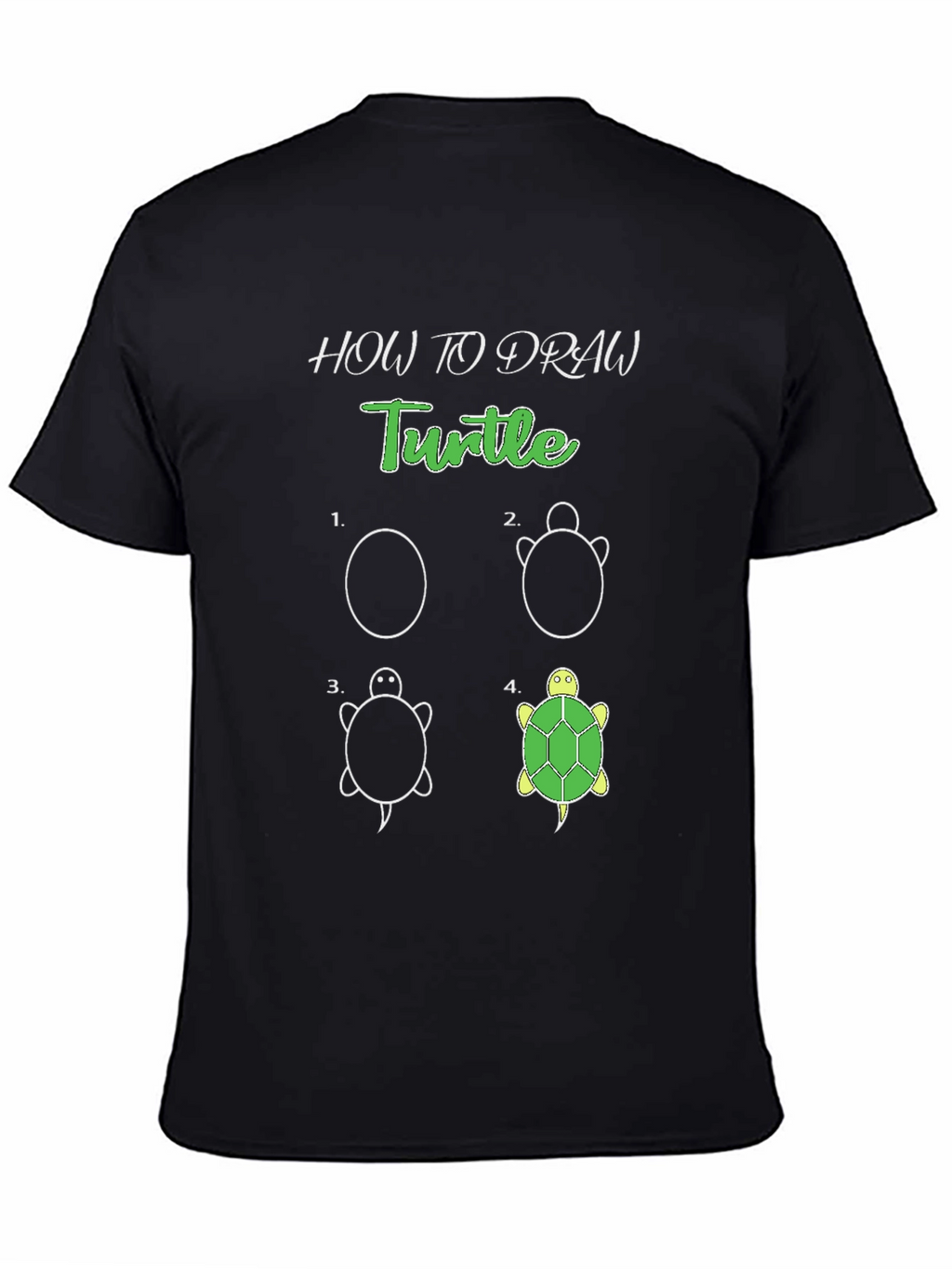 How to Draw a Turtle T-Shirt