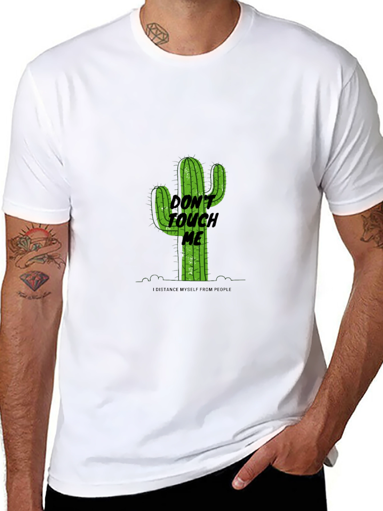 Dont Touch Me Cactus Graphic Tee