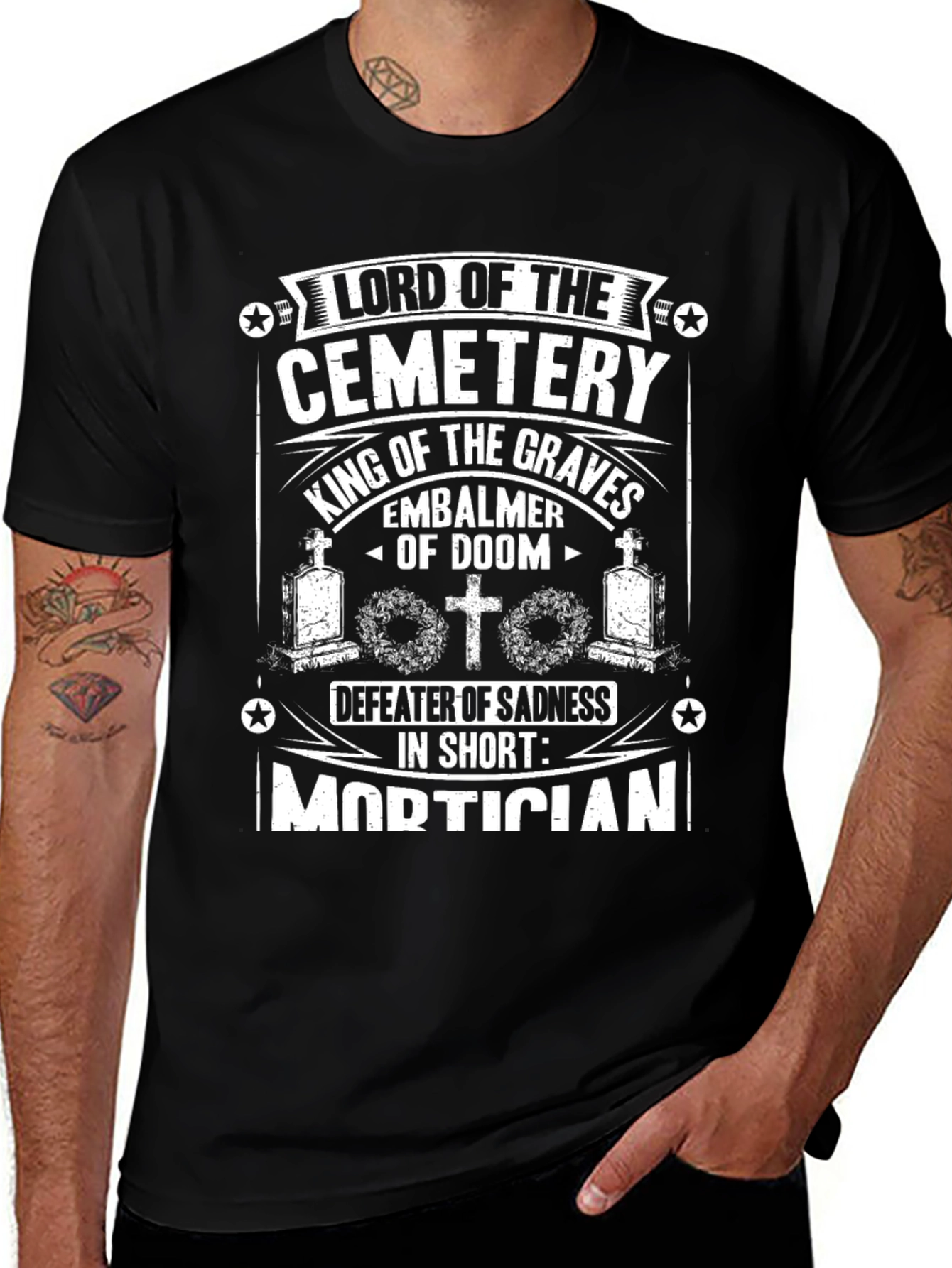 Lord of the Cemetery Mortician T-Shirt
