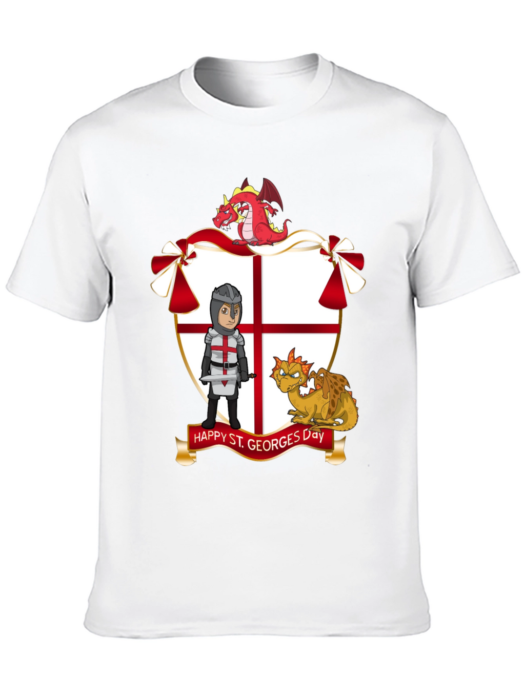St. Georges Day T-Shirt with Dragons