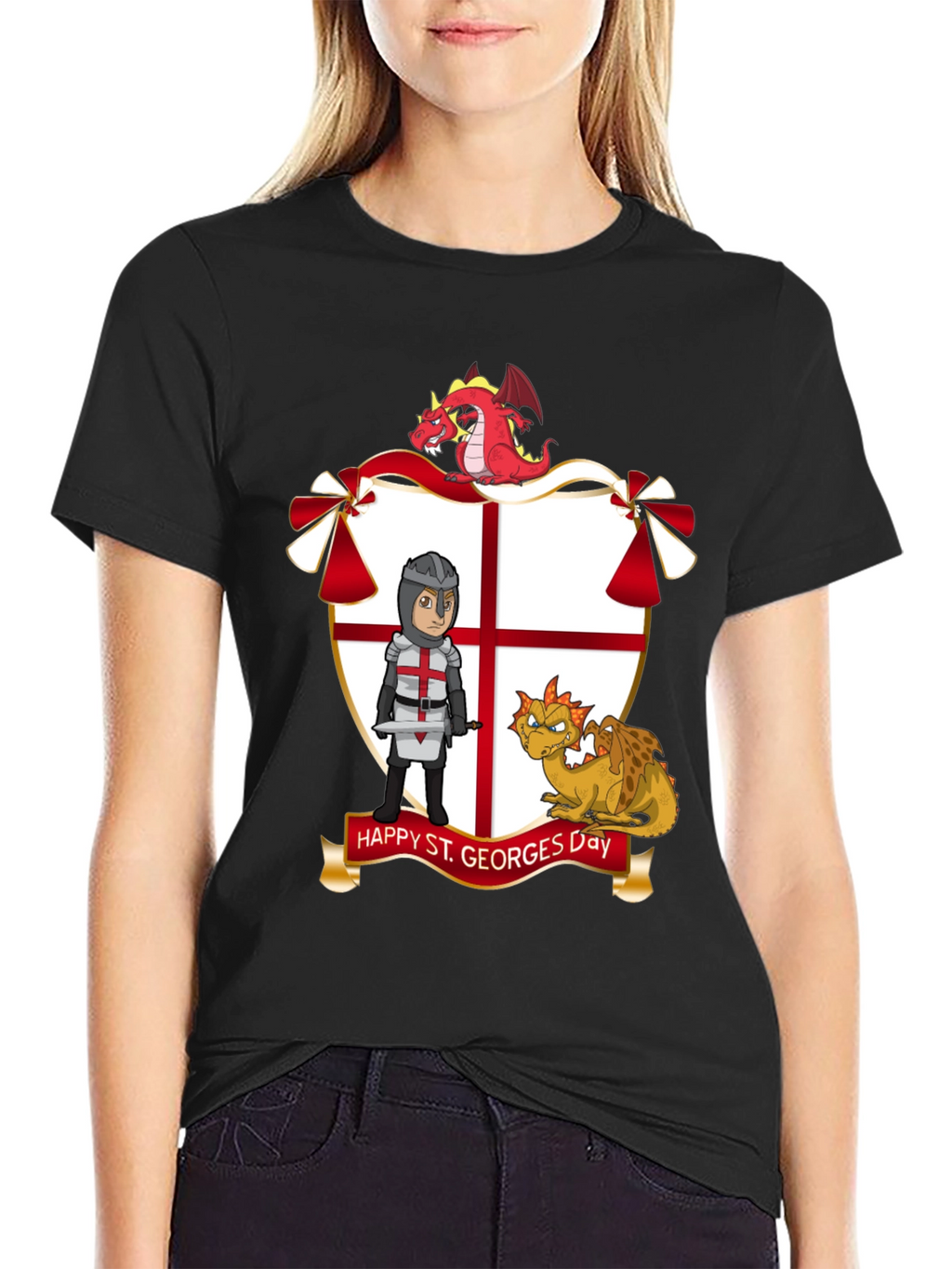 St. Georges Day T-Shirt with Dragons