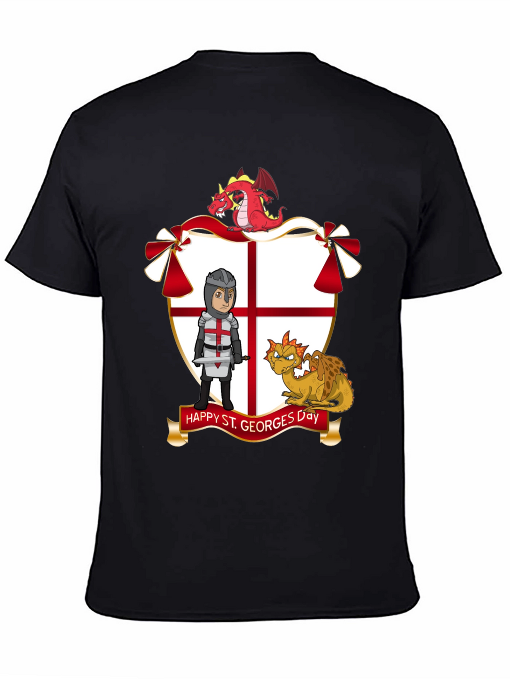 St. Georges Day T-Shirt with Dragons