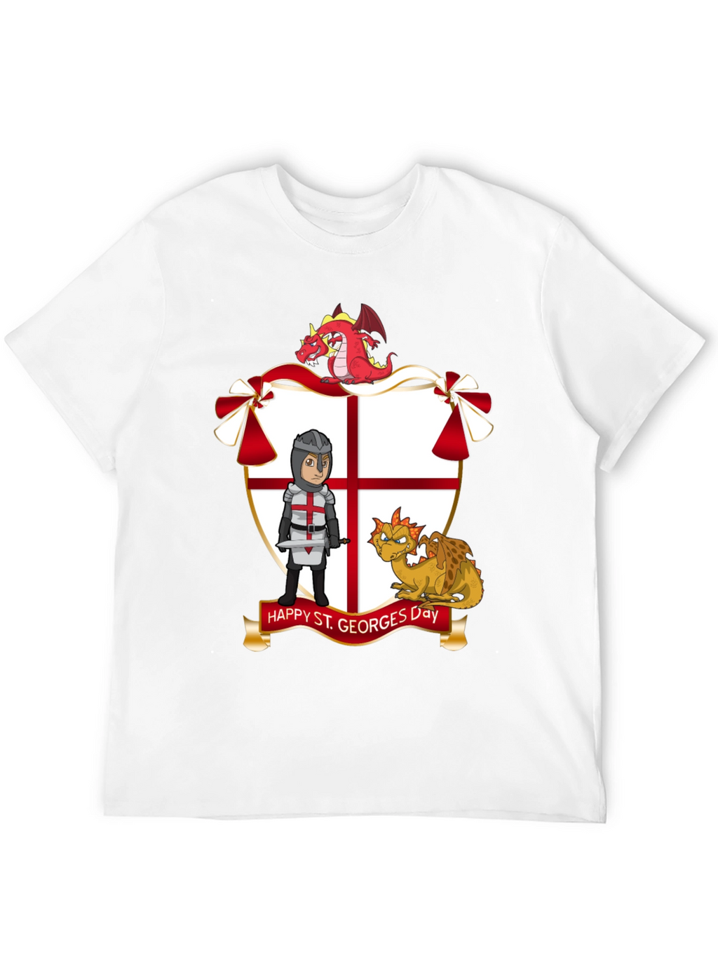 St. Georges Day T-Shirt with Dragons