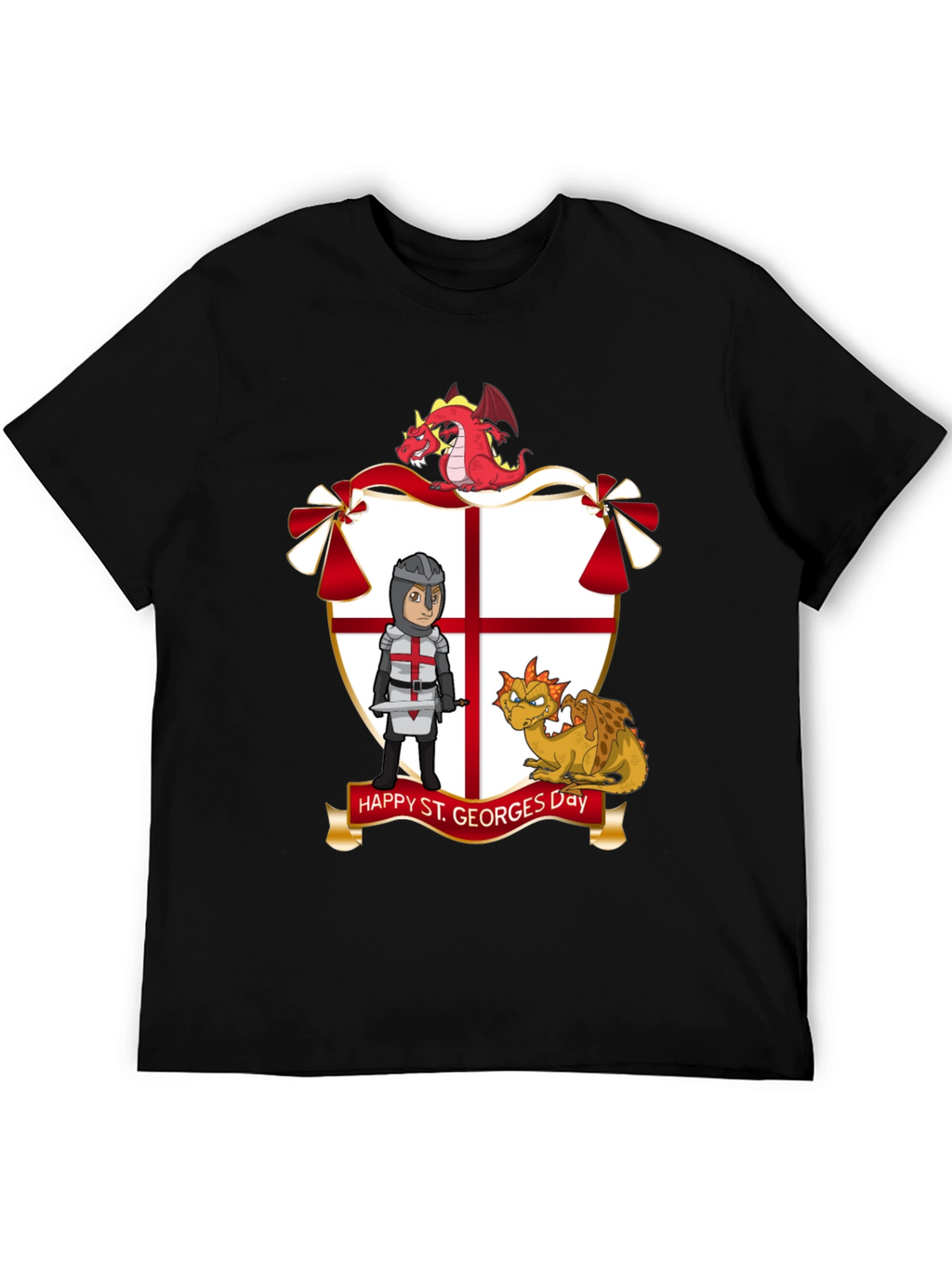St. Georges Day T-Shirt with Dragons