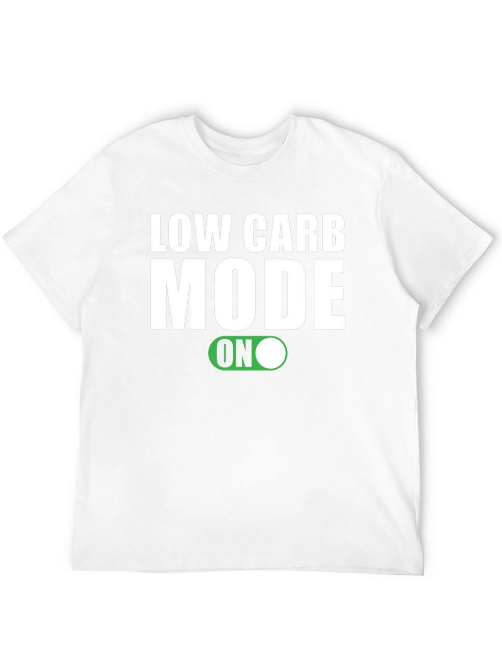 Low Carb Mode ON Black T-Shirt