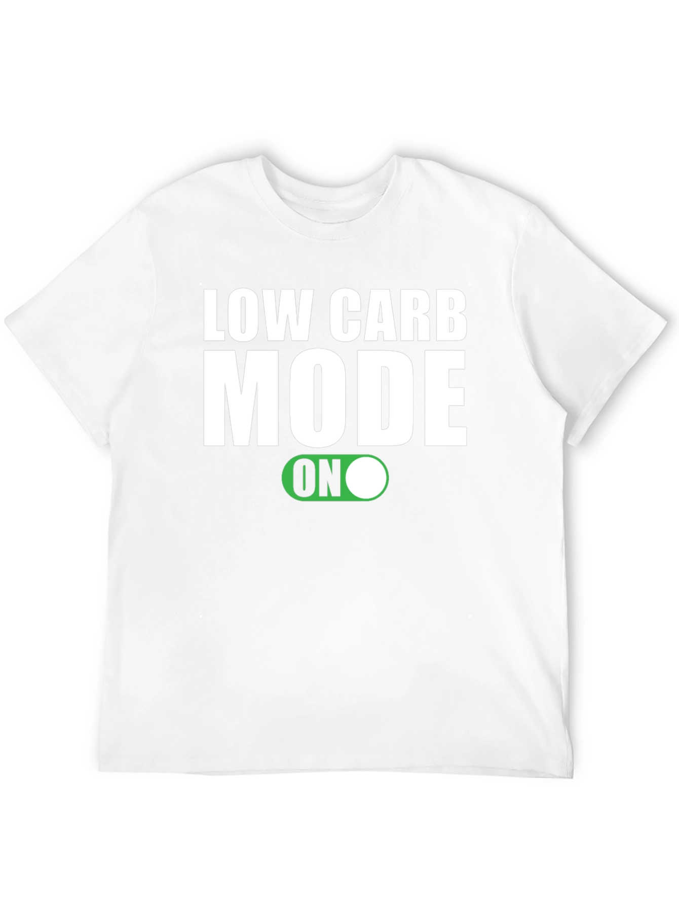 Low Carb Mode ON Black T-Shirt