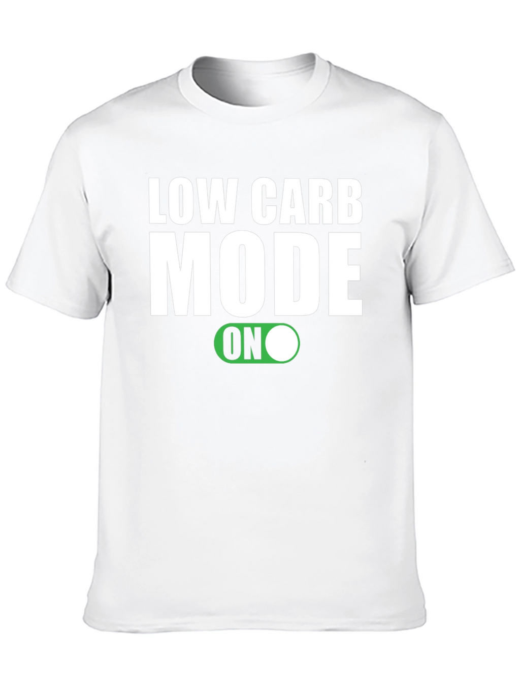 Low Carb Mode ON Black T-Shirt