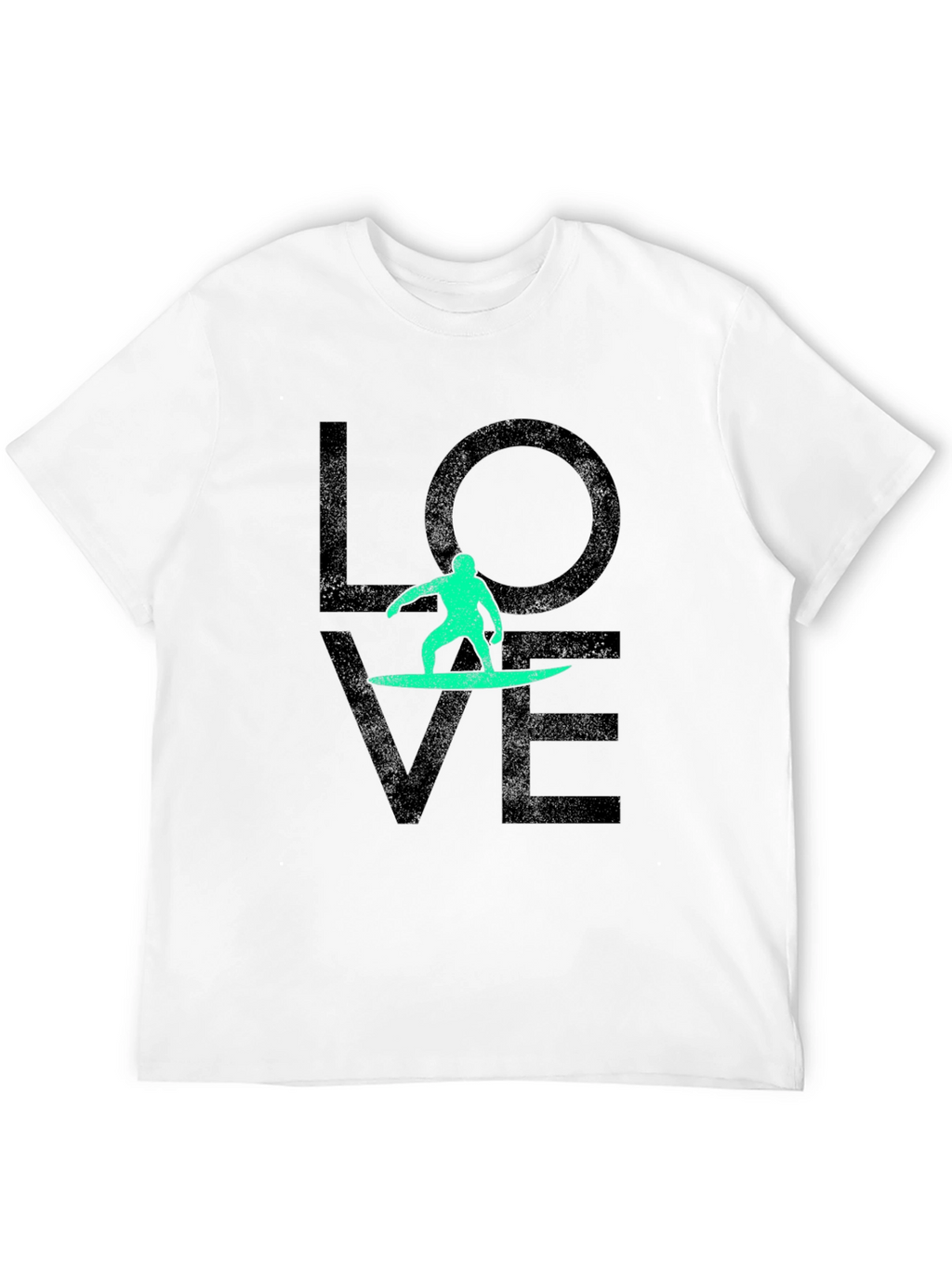 Surfer Love T-Shirt - Black Graphic Tee