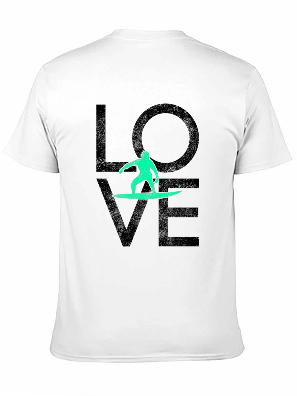 Surfer Love T-Shirt - Black Graphic Tee