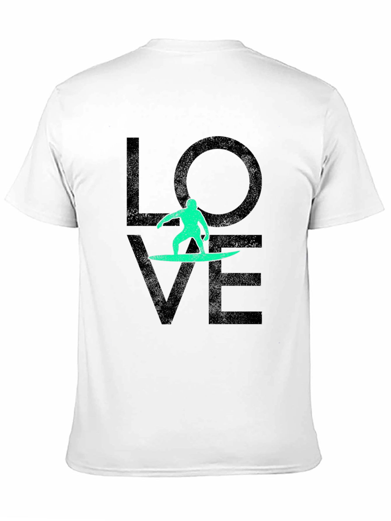 Surfer Love T-Shirt - Black Graphic Tee