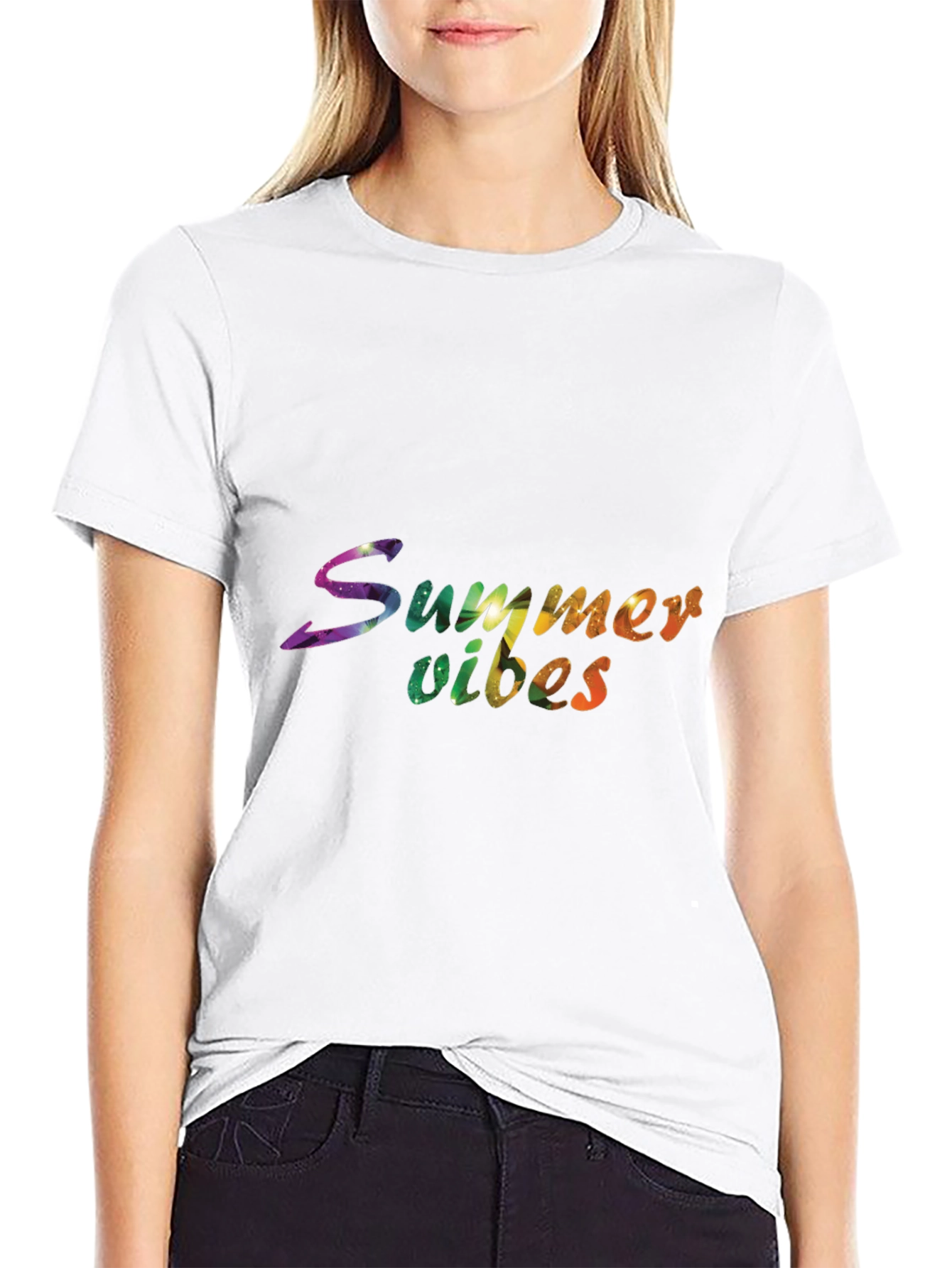Summer Vibes Graphic Print T-Shirt
