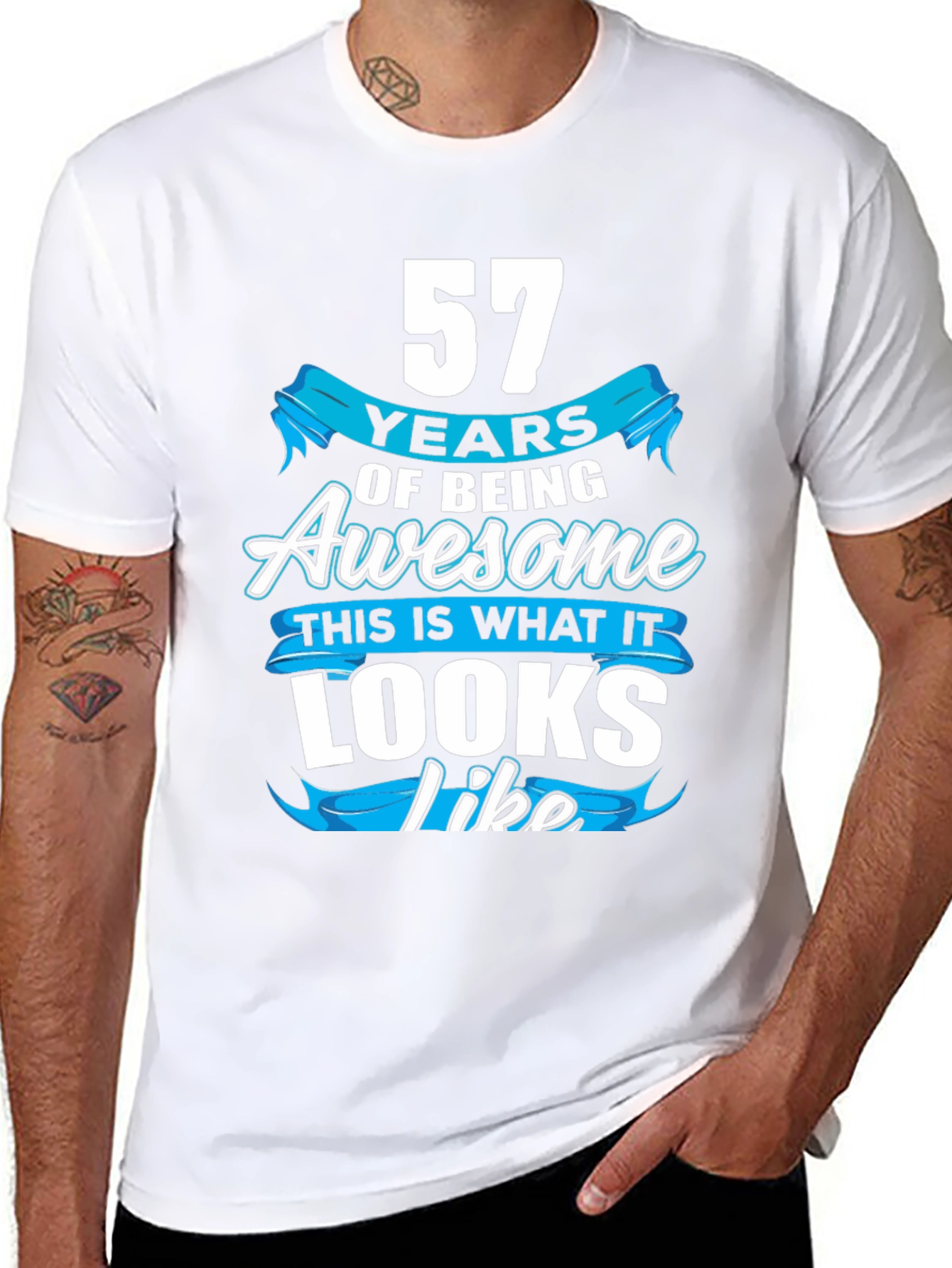 57 Years Of Being Awesome T-Shirt