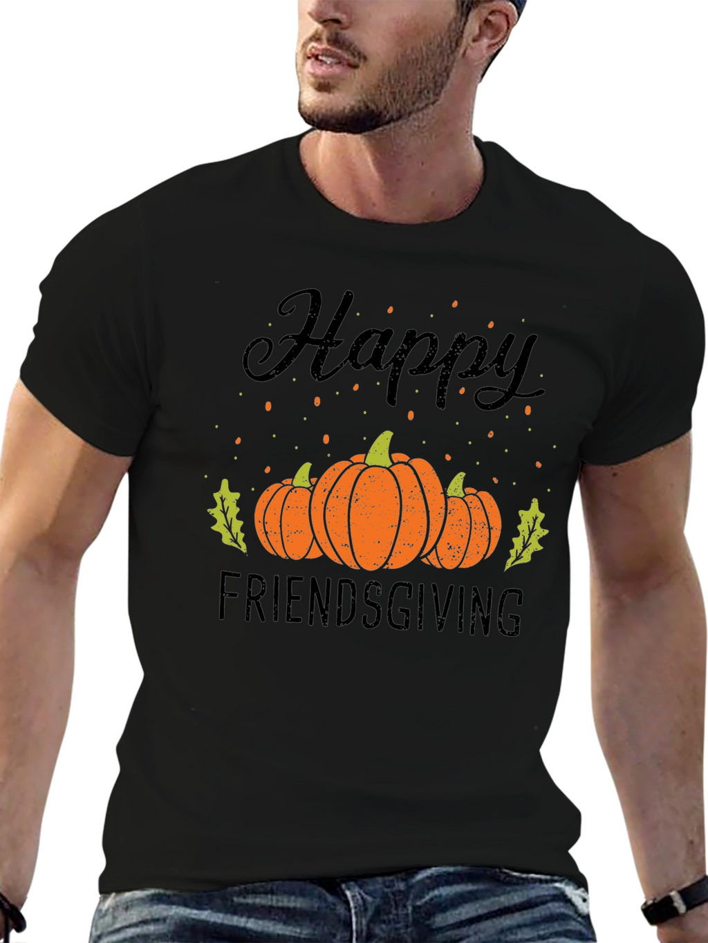 Happy Friendsgiving Pumpkin T-Shirt