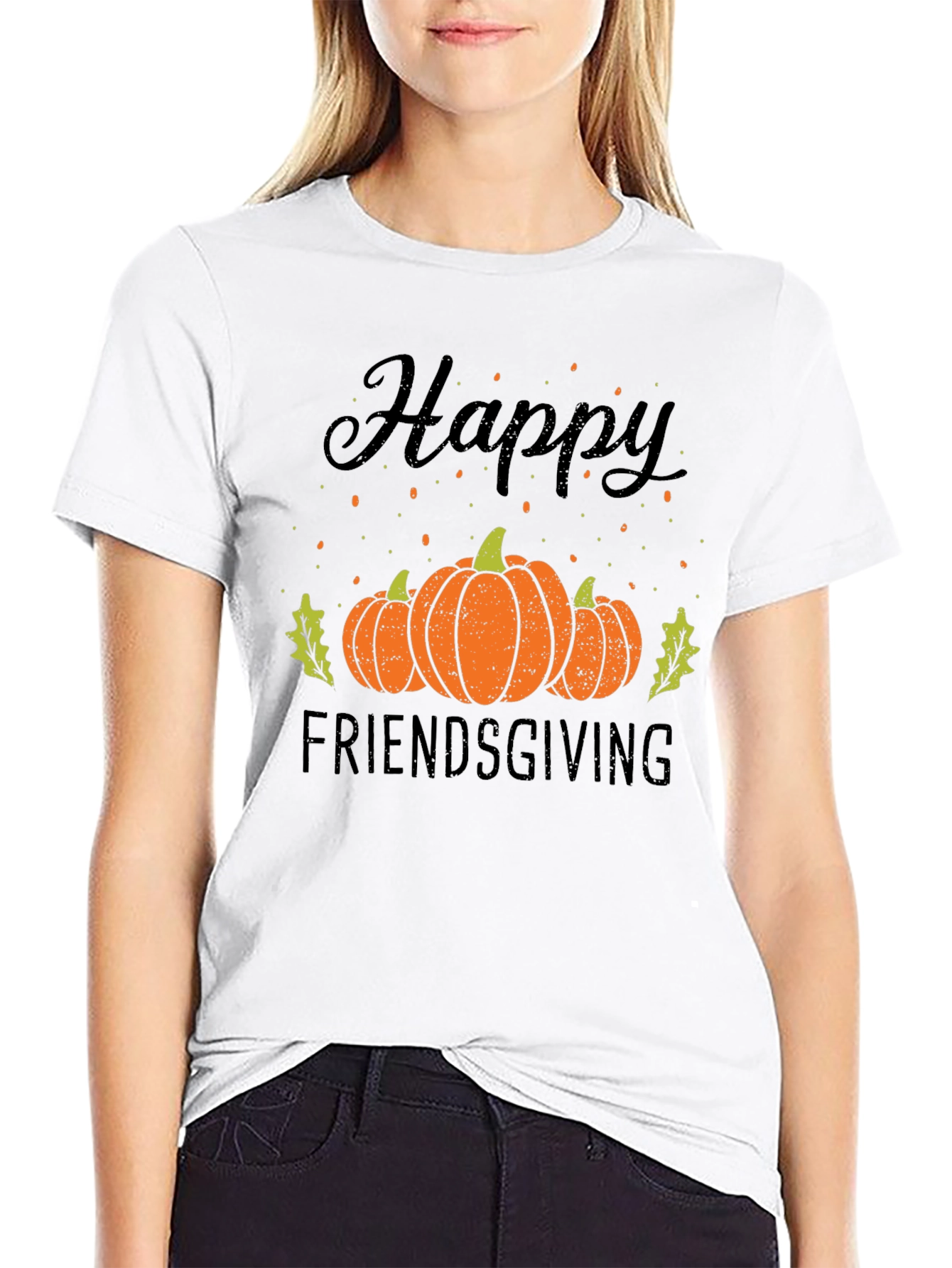Happy Friendsgiving Pumpkin T-Shirt