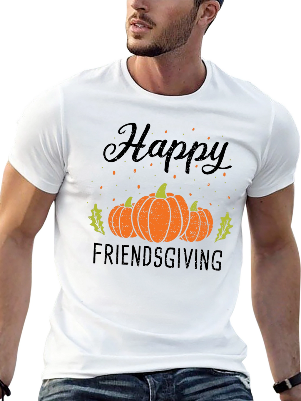 Happy Friendsgiving Pumpkin T-Shirt