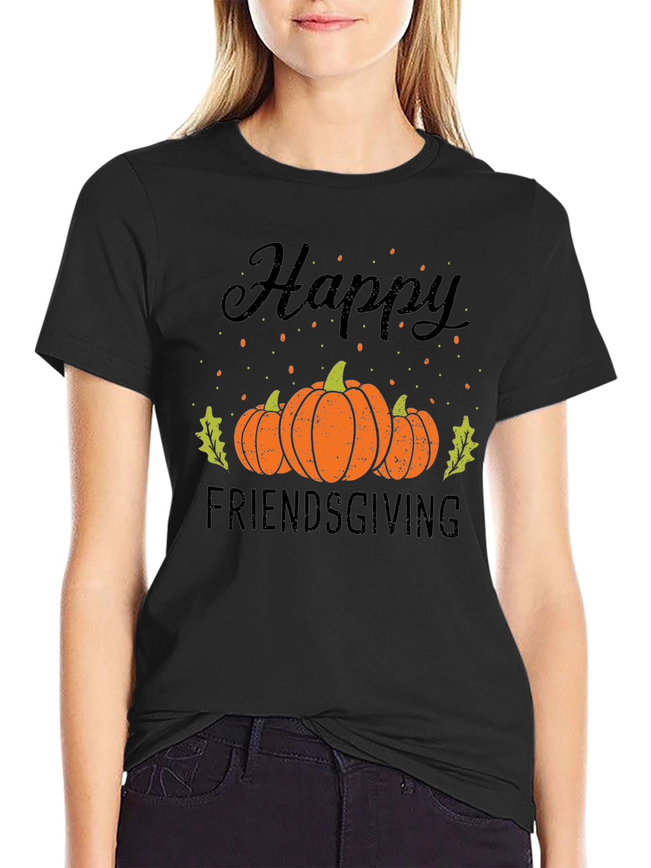 Happy Friendsgiving Pumpkin T-Shirt