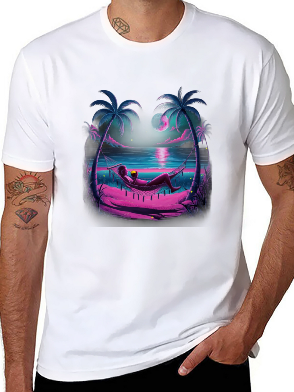 Vaporwave Beach T-Shirt