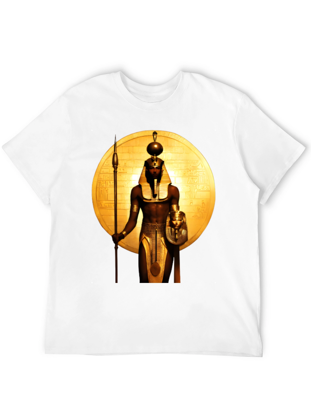 Egyptian Pharaoh Graphic Tee - Premium Black T-Shirt