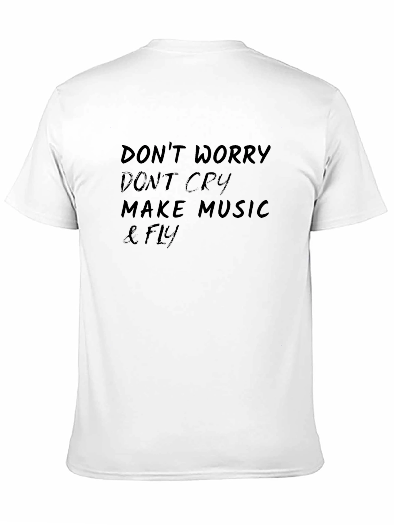 Inspirational Music & Fly Black T-Shirt
