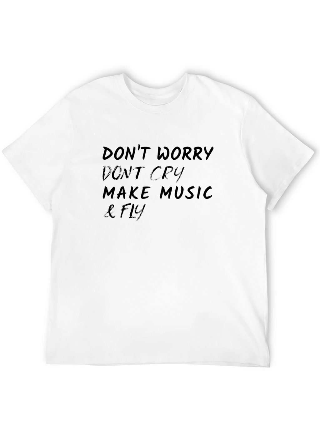 Inspirational Music & Fly Black T-Shirt