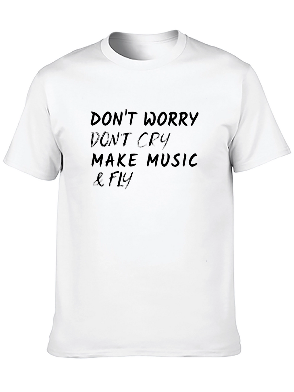 Inspirational Music & Fly Black T-Shirt