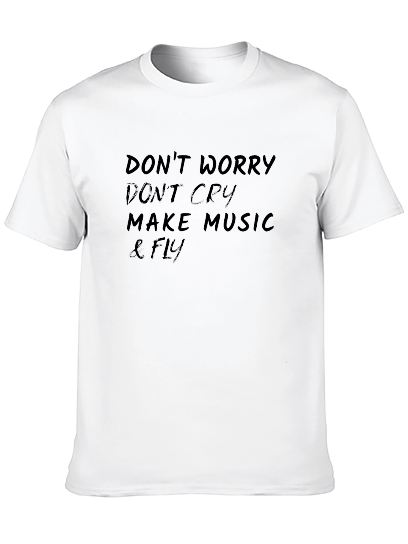 Inspirational Music & Fly Black T-Shirt