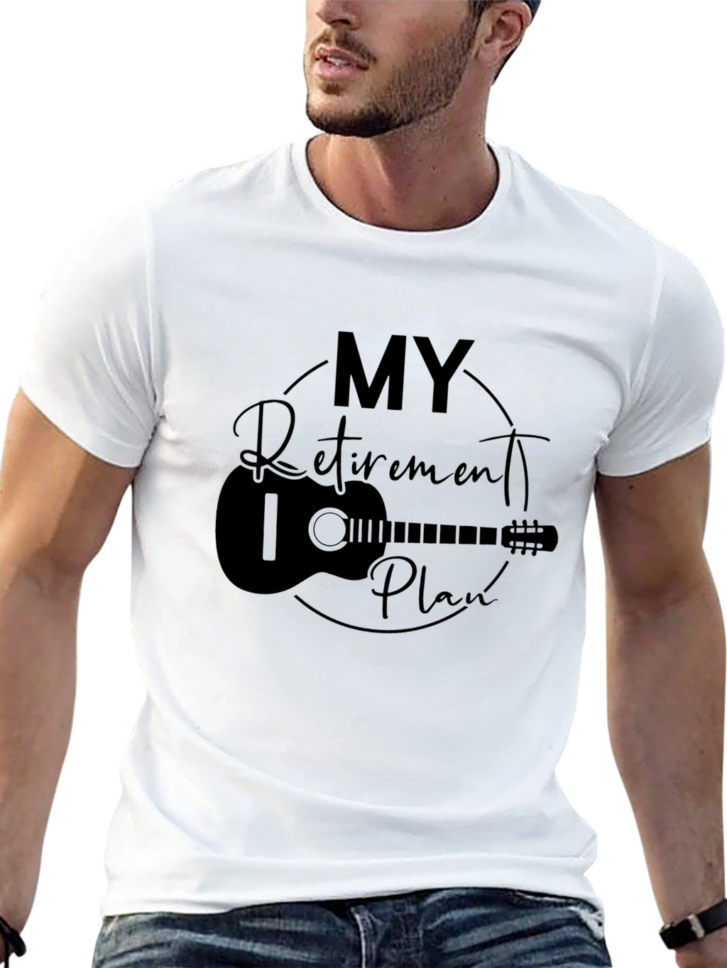 My Retirement Plan Guitar Graphic Tee