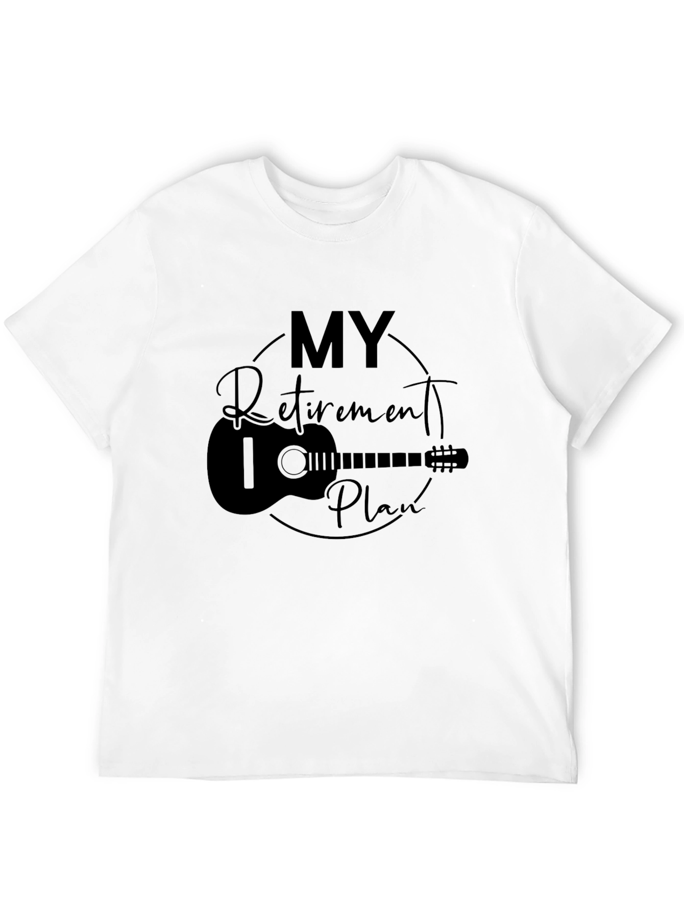 My Retirement Plan Guitar Graphic Tee