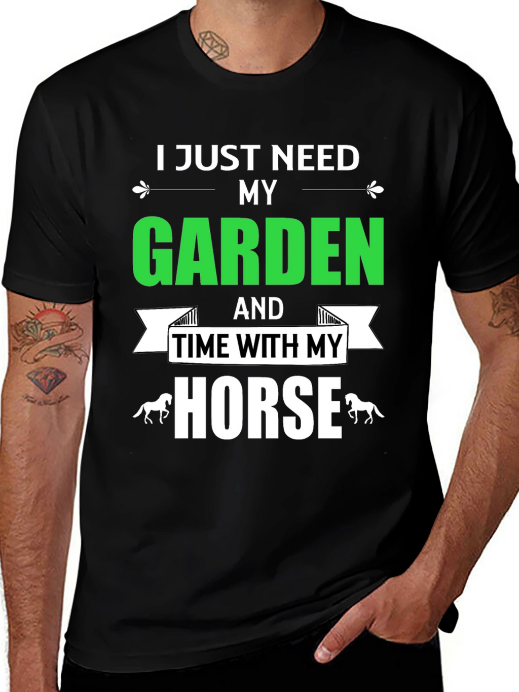 Garden & Horse T-Shirt