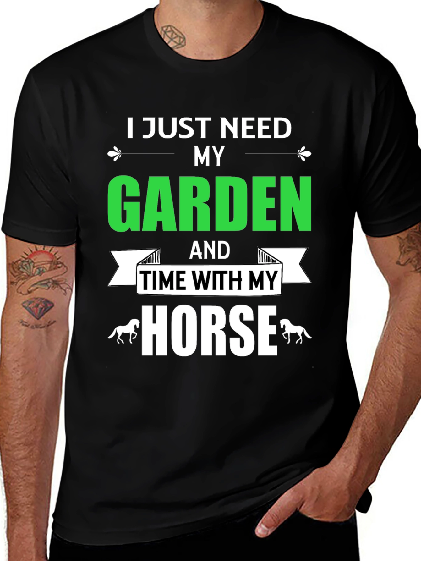 Garden & Horse T-Shirt