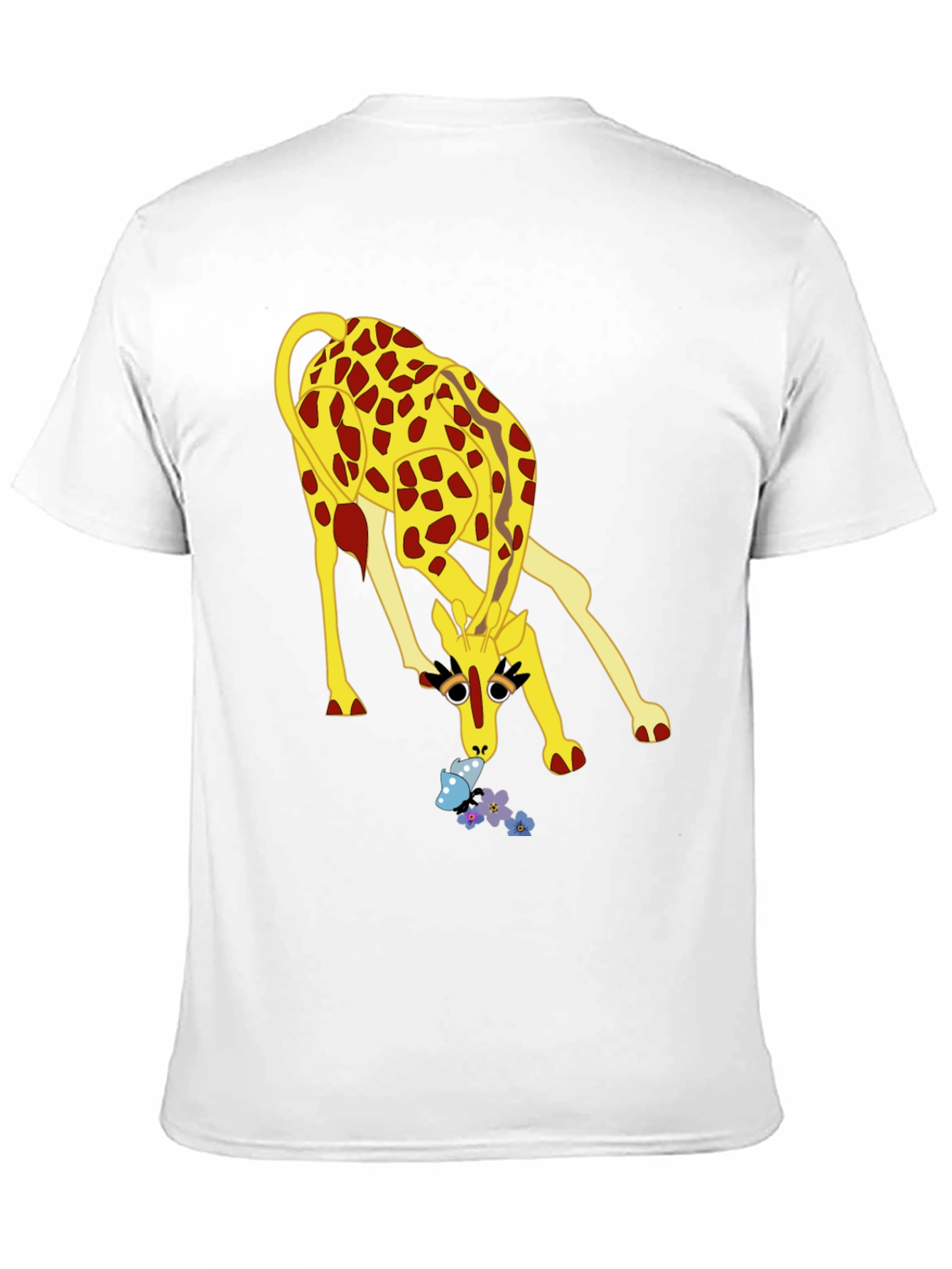 Giraffe Graphic Tee - Quirky Animal Print