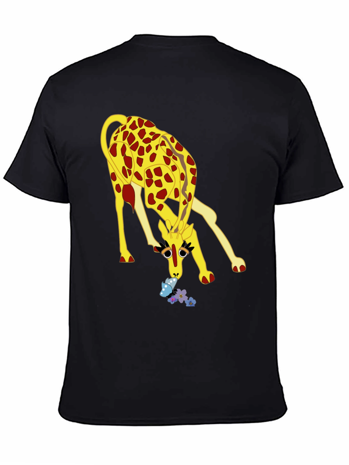 Giraffe Graphic Tee - Quirky Animal Print