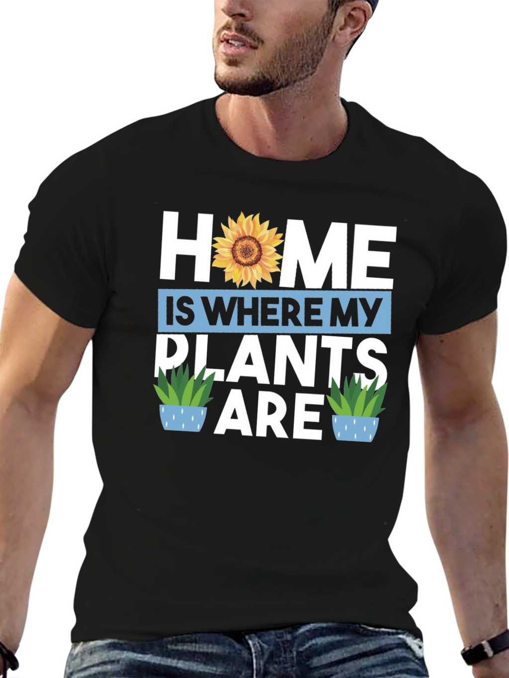 Home Is Where My Plants Are Graphic Tee