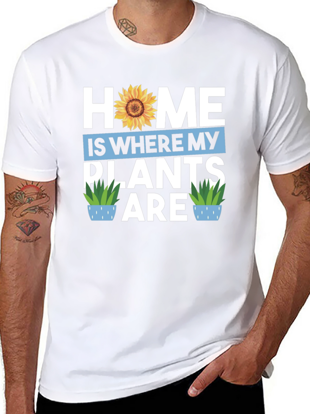 Home Is Where My Plants Are Graphic Tee