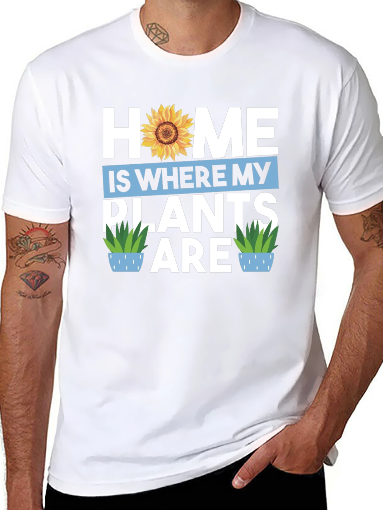 Home Is Where My Plants Are Graphic Tee