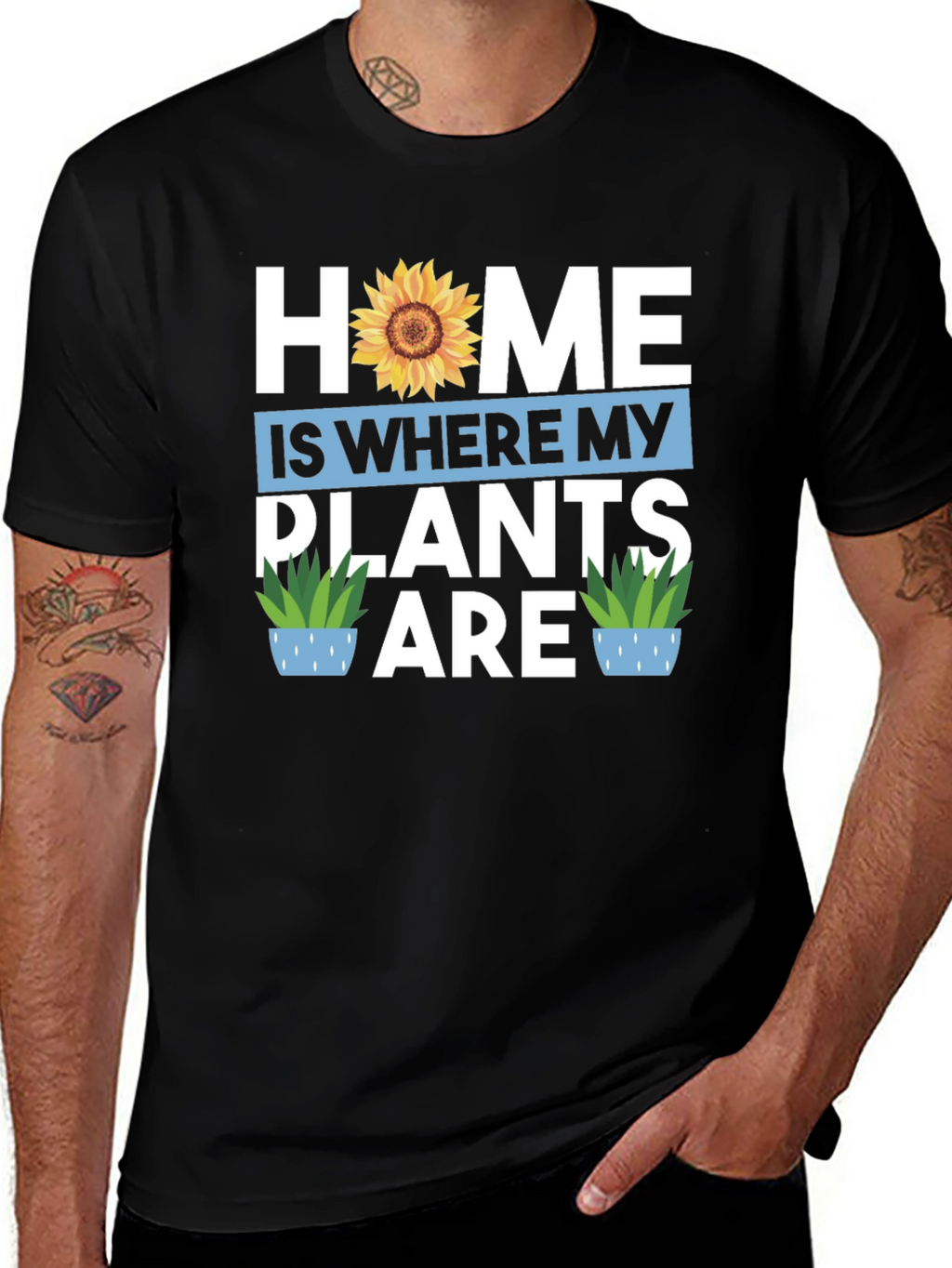 Home Is Where My Plants Are Graphic Tee