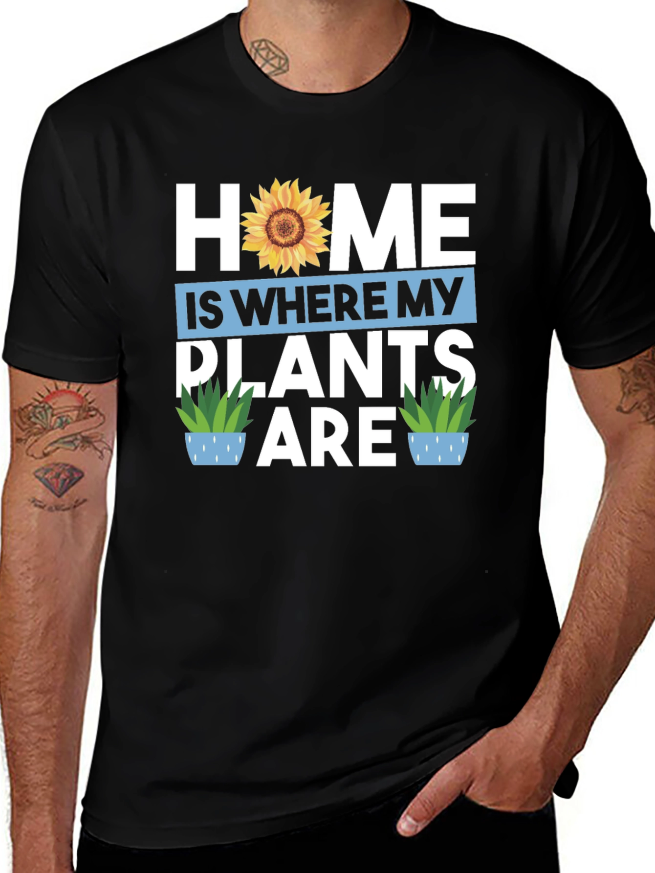 Home Is Where My Plants Are Graphic Tee