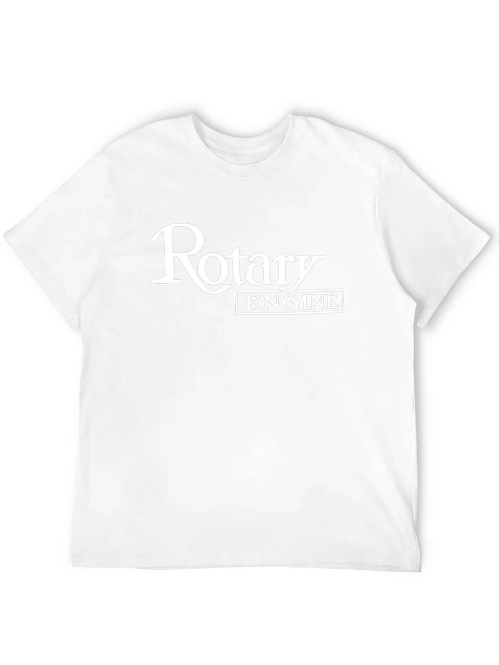 Rotary Engine Graphic Tee - Black Cotton