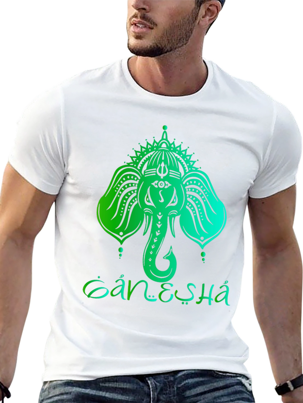 Ganesha Graphic T-Shirt - Spiritual Design